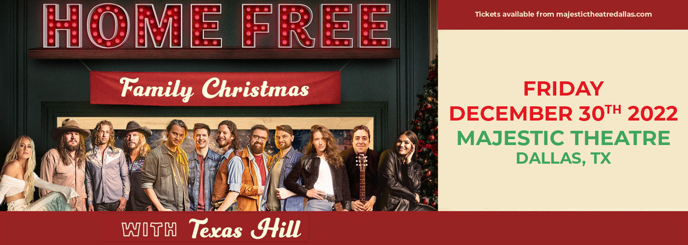 Home Free Vocal Band Home Free Family Christmas Tour with Texas Hill