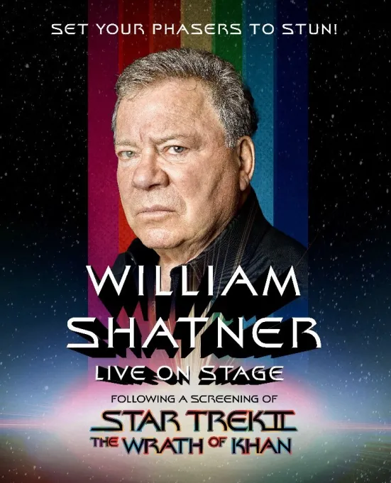 William Shatner Live After a Screening of Star Trek II tickets